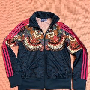Adidas x Farm Rio Borbomix Track Jacket Collared Turtleneck